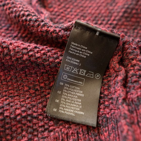 H&M Maroon Knit Cardigan - Picture 4 of 4